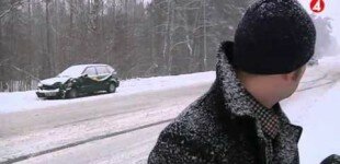Video: Volvo snow drifting. Vol2